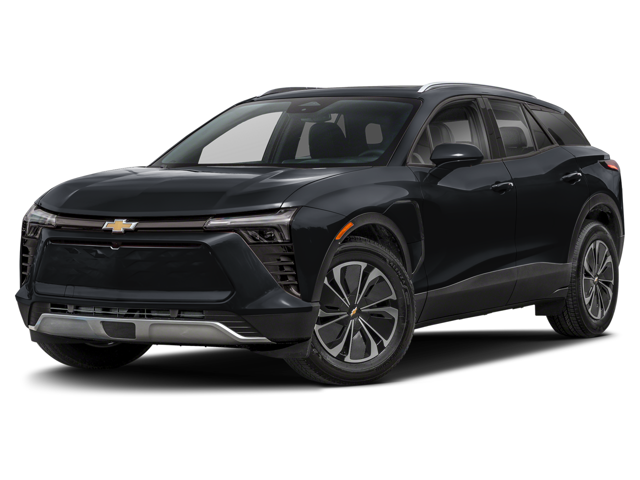 2024 Chevrolet Blazer EV eAWD LT in Black — front three-quarter view