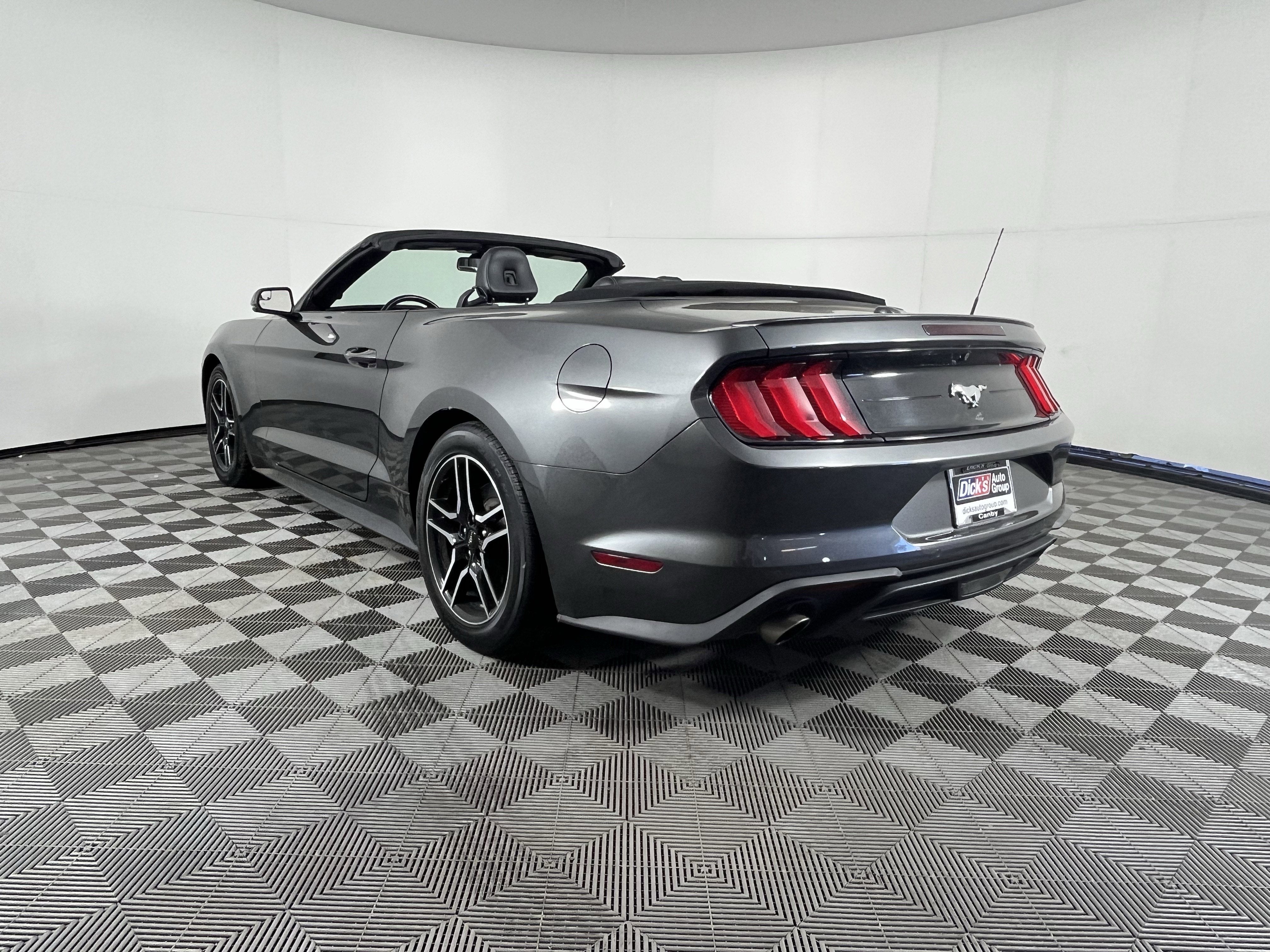 2019 Ford Mustang — rear three-quarter view