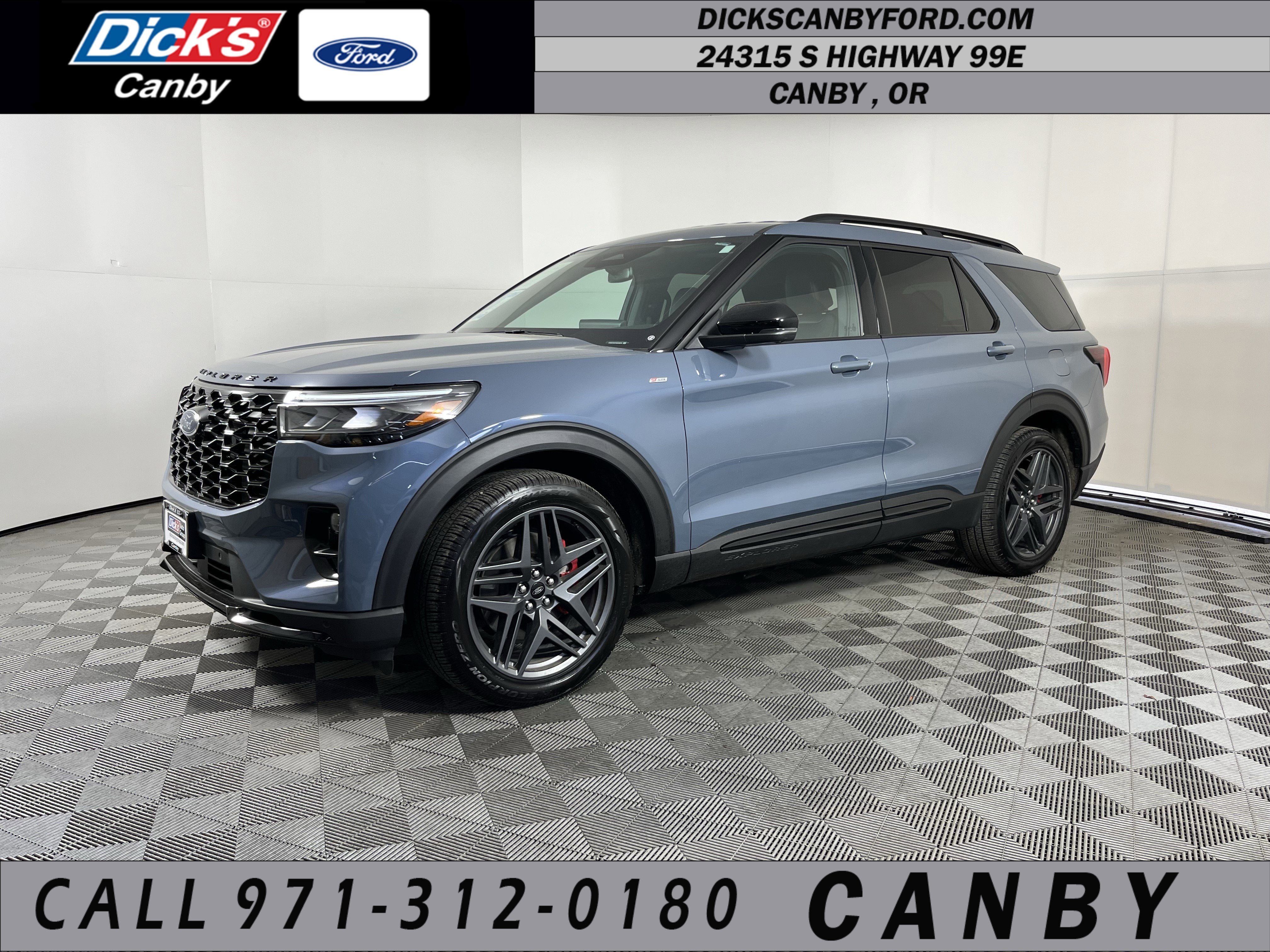 2025 Ford Explorer ST-Line in Other — front three-quarter view