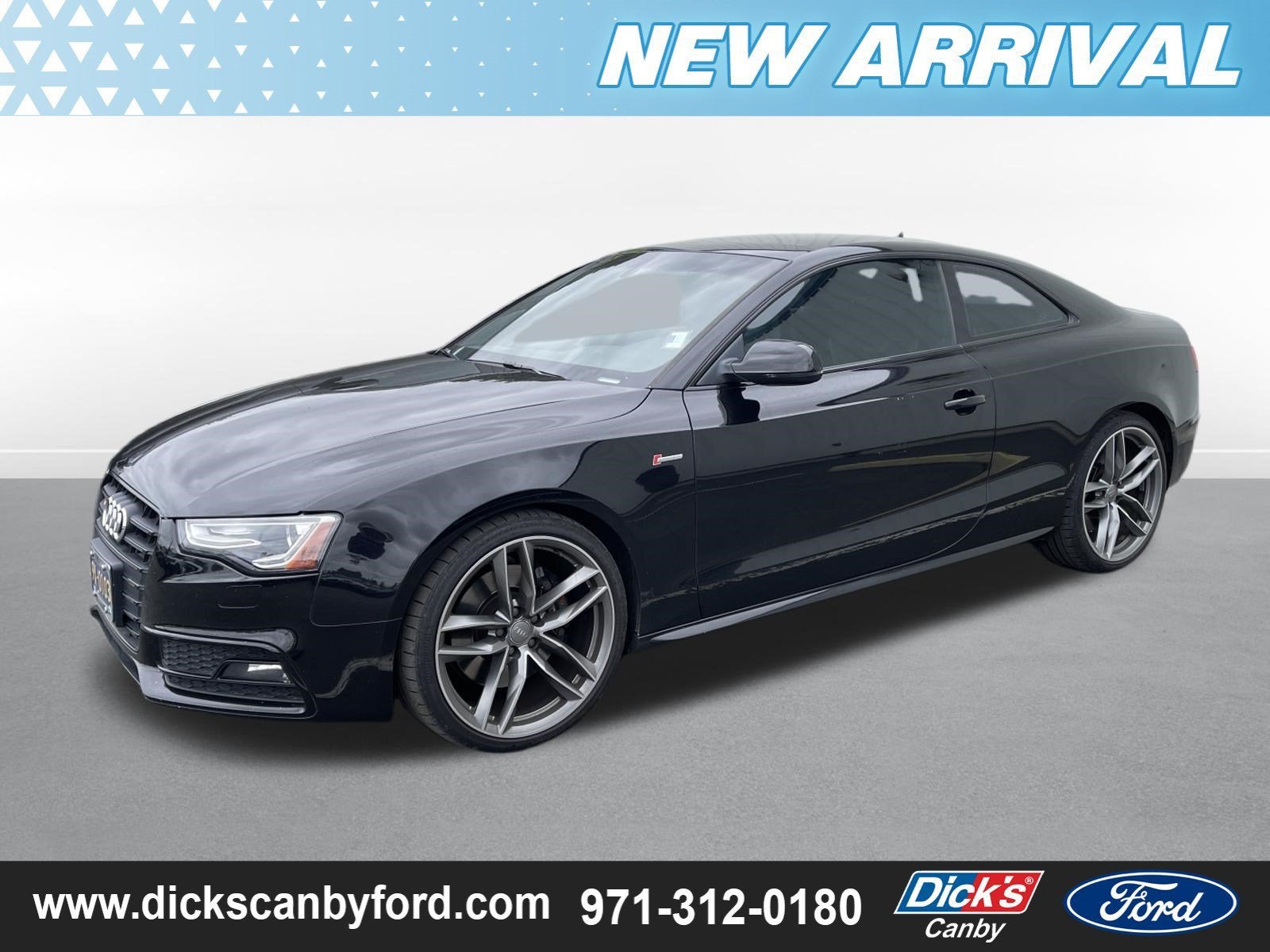 2016 Audi S5 — interior view