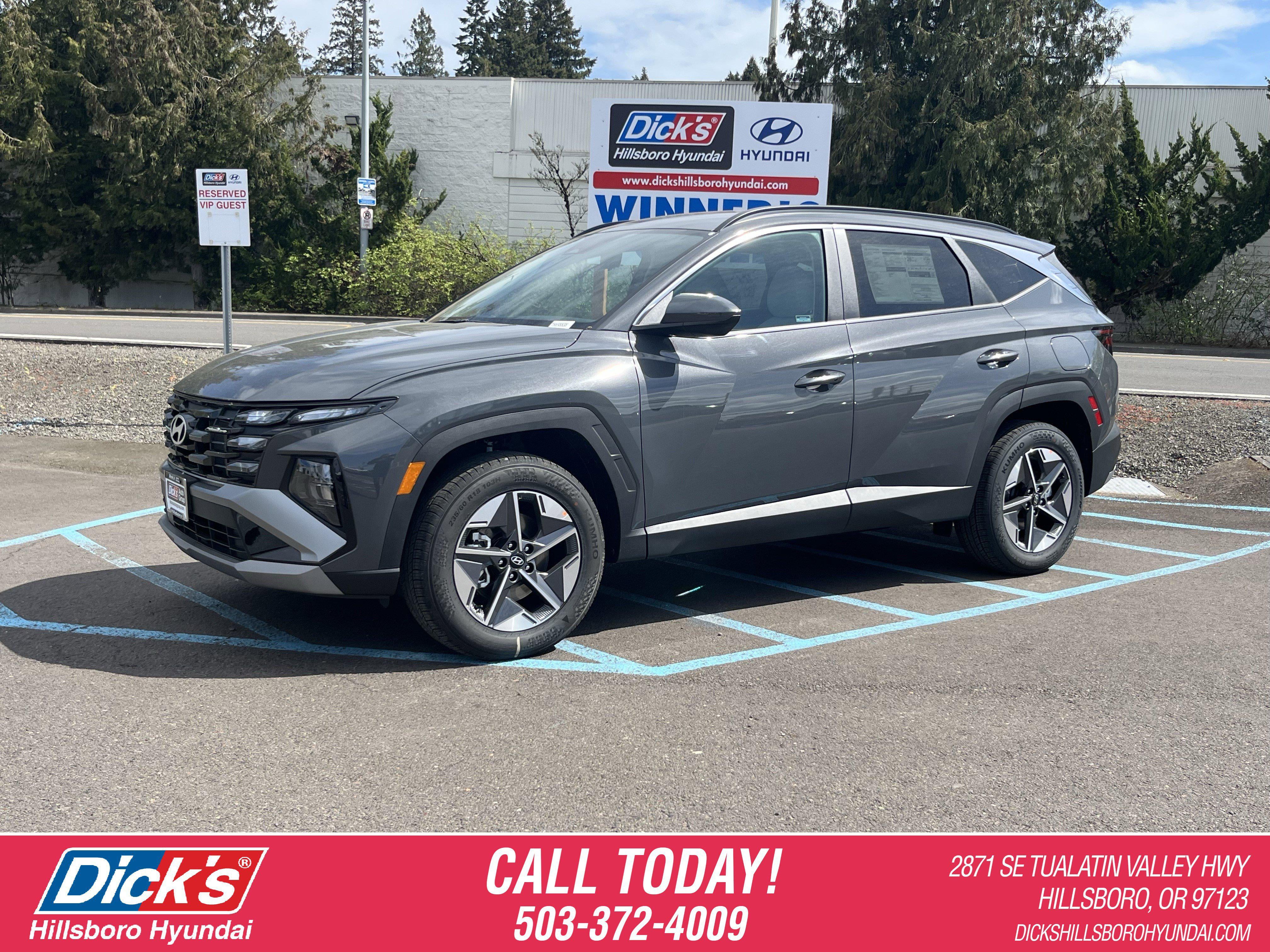 2026 Hyundai TUCSON SEL AWD in Ecotronic Gray — front three-quarter view