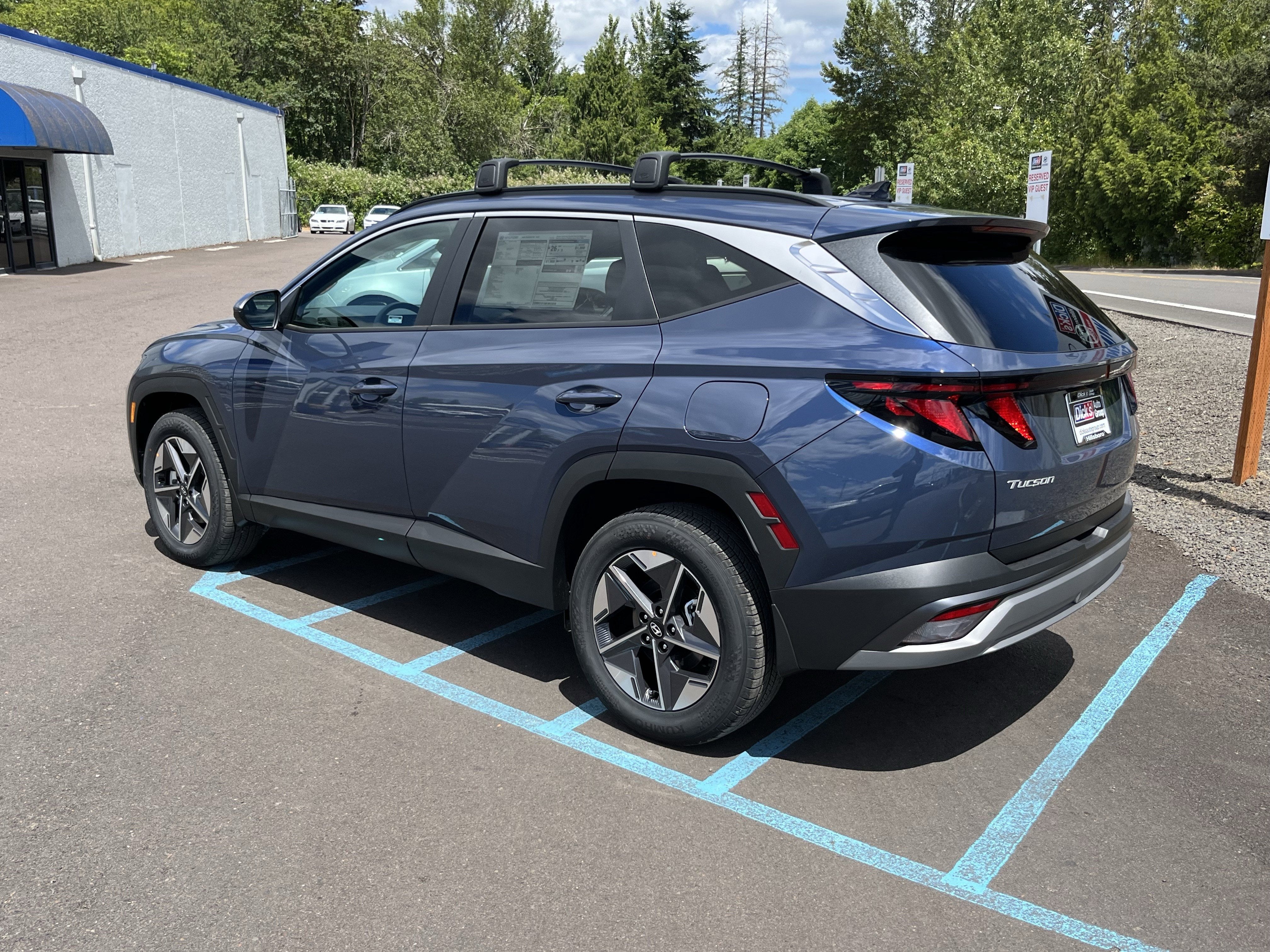2026 Hyundai TUCSON — rear three-quarter view