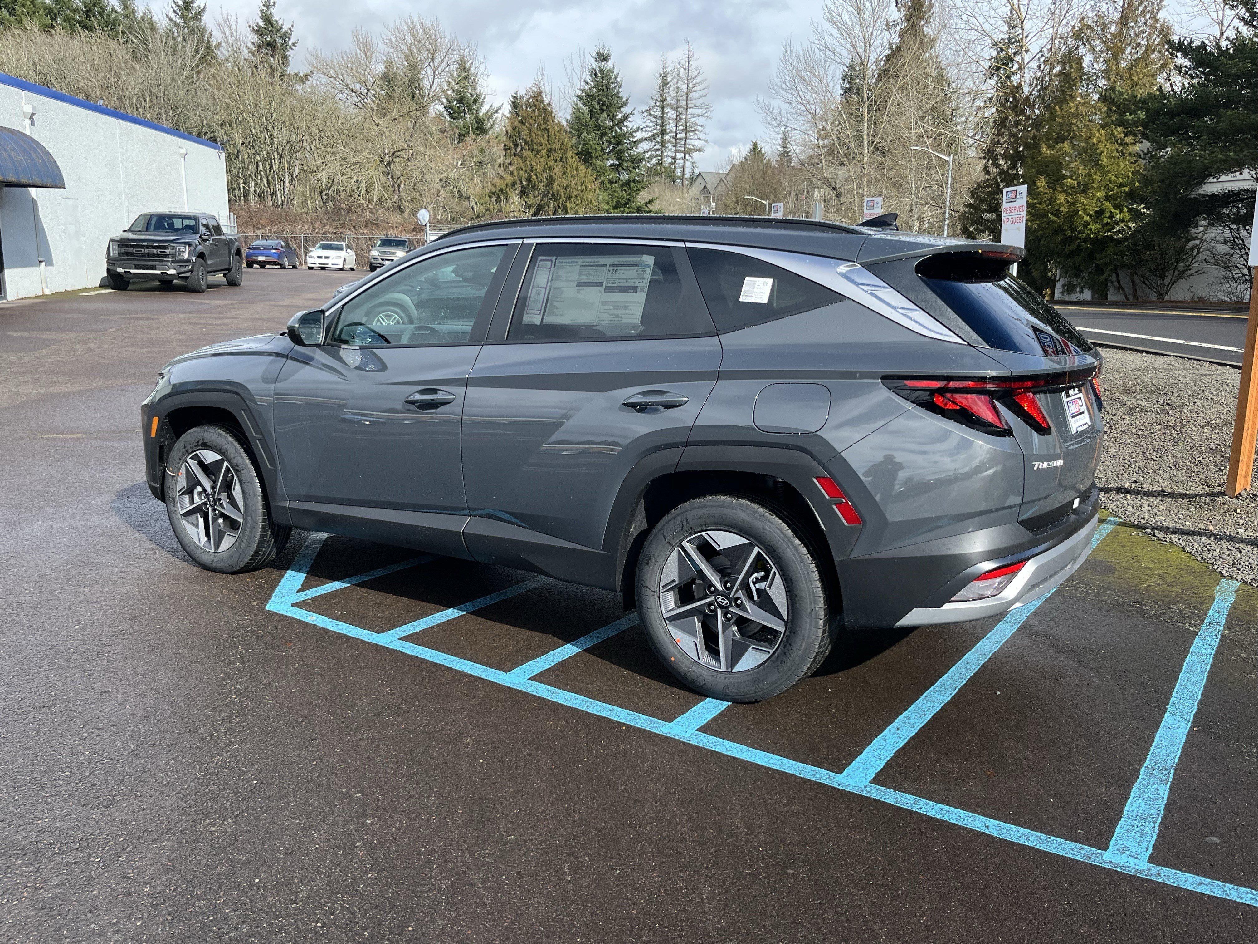 2026 Hyundai TUCSON — rear three-quarter view